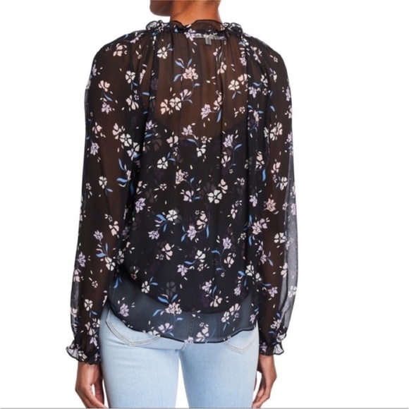 Veronica Beard Antonette Top in Black - Picture 6 of 15